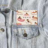 Monogram Personalisiert Summer Pool Floating Muste Button (Insitu)