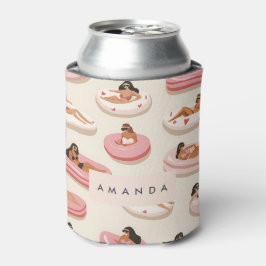 Monogram Personalisiert Summer Pool Floating Muste Dosenkühler
