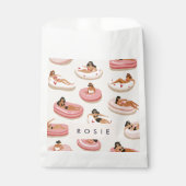 Monogram Personalisiert Summer Pool Floating Muste Geschenktütchen (Vorderseite)