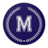 Monogram Personalized Drawer Handles Pulls Knobs Keramikknauf (Vorderseite)