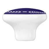 Monogram Personalized Drawer Handles Pulls Knobs Keramikknauf (Seitenansicht)