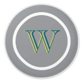 Monogram Personalized Drawer Handles Pulls Knobs Keramikknauf (Vorderseite)