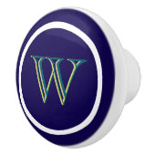 Monogram Personalized Drawer Handles Pulls Knobs  Keramikknauf (Rechts)