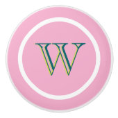 Monogram Personalized Drawer Handles Pulls Knobs Keramikknauf (Vorderseite)