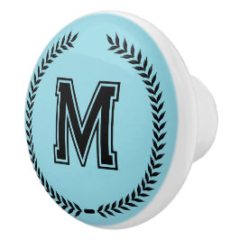 Monogram Personalized Drawer Handles Pulls Knobs  Keramikknauf