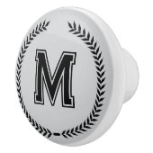 Monogram Personalized Drawer Handles Pulls Knobs  Keramikknauf (Rechts)