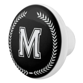 Monogram Personalized Drawer Handles Pulls Knobs  Keramikknauf