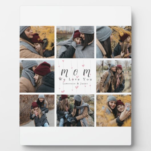 Monogram personalized fotoplatte (Vorderseite)