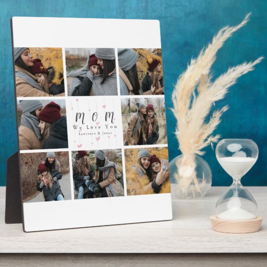 Monogram personalized fotoplatte (Seite)