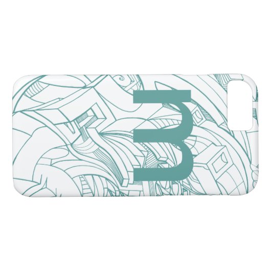 Monogram Phone Case (Rückseite (Horizontal))