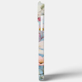 Monogram Pink Blue Green Case-Mate iPhone Hülle (Rückseite / Links)