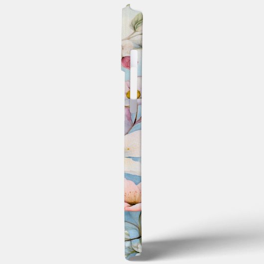 Monogram Pink Blue Green Case-Mate iPhone Hülle (Rückseite / Links)