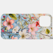 Monogram Pink Blue Green Case-Mate iPhone Hülle (Rückseite (Horizontal))