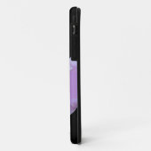 Monogram Pink Blume Classic Black Case-Mate iPhone Hülle (Hinten/Links)