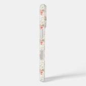 Monogram Pink Bow Coquette Case-Mate iPhone Hülle (Rückseite / Rechts)