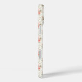 Monogram Pink Bow Coquette Case-Mate iPhone Hülle (Rückseite / Rechts)