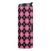 Monogram Pink Coffee Tumbler Thermosbecher (Nach links gedreht)