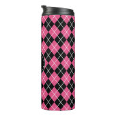 Monogram Pink Coffee Tumbler Thermosbecher (Nach rechts gedreht)