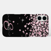 Monogram Pink Diamond Jewels Case-Mate iPhone Hülle (Rückseite (Horizontal))