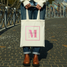 Monogram Pink Einfach Minimalistisch Hübsch