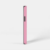Monogram Pink Floral Letter V iPhone Case Hülle (Rechte Seite)