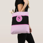 Monogram Pink Girl Hübsch Custom Tasche (Von Nahem)