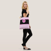 Monogram Pink Girl Hübsch Custom Tasche (Am Model)