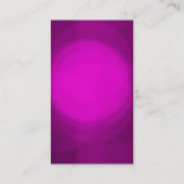 Monogram Pink Lila Consultant-Visitenkarte Visitenkarte (Rückseite)