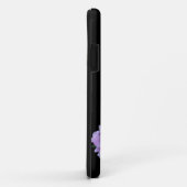 Monogram Pink Lila Peonies Chic Retro Typografie Case-Mate iPhone Hülle (Hinten/Rechts)