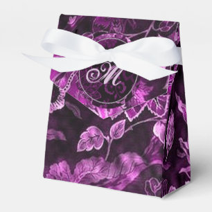 Monogram Pink Vintag Floral Zent Geschenkschachtel