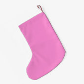 Monogram Pink Weihnachts-Strumpf Kleiner Weihnachtsstrumpf (Rückseite (Hängend))
