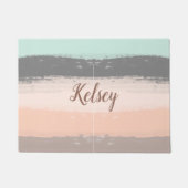 Monogram Pinselstriche farbenfroh | Fußmatte (Vorderseite)