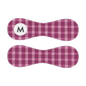 Monogram Pixel Kariert_Magenta-Black Baseball (Paneele)