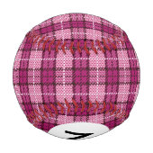 Monogram Pixel Kariert_Magenta-Black Baseball (Rückseite)