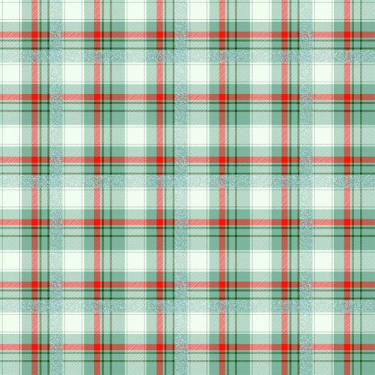 Monogram Plaid Blanket Red Green Christmas Chic Fleecedecke