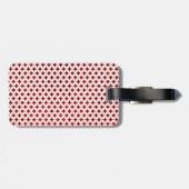 Monogram Playing Card Hochzeitskarte Save the Date Gepäckanhänger (Rückseite horizontal)