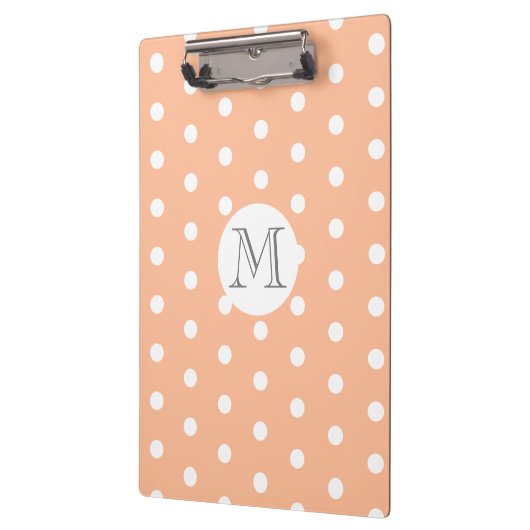 Monogram Polk-a-dot Klemmbrett (Links)