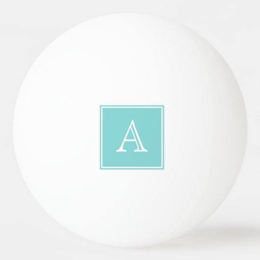Monogram Pong Ball Tischtennisball (Vorderseite)