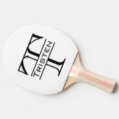 Monogram Pong Paddle Tischtennis Schläger (Seitenansicht)