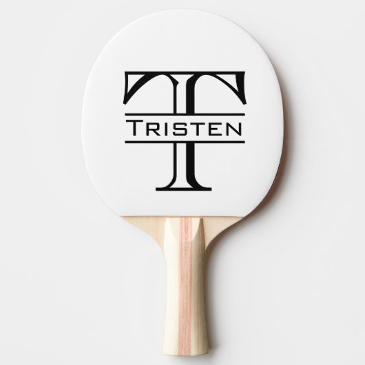 Monogram Pong Paddle Tischtennis Schläger (Vorderseite)