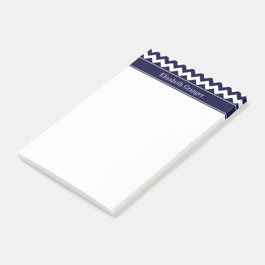 Monogram Post-it Klebezettel (angewinkelt)