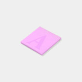 Monogram Post-it®-Notizen für benutzerdefinierten Post-it Klebezettel (angewinkelt)