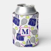 Monogram Preppy Tennis Navy Dosenkühler (Kanne Vorderseite)