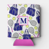 Monogram Preppy Tennis Navy Dosenkühler (Rückseite)