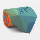 Monogram Prism Color Trendy & Stylish Men's Krawatte (Gerollt)