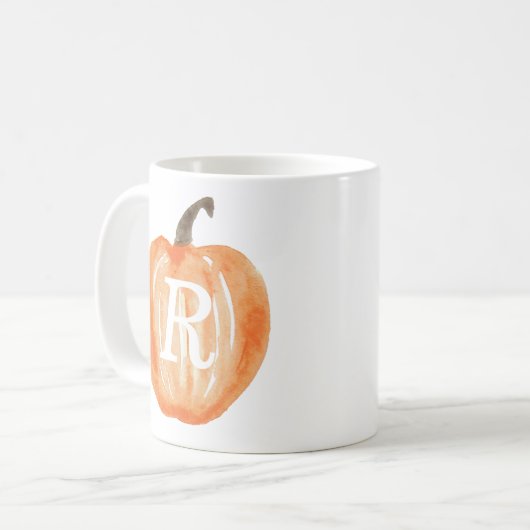 Monogram Pumpkin Kaffeetasse (Vorderseite Links)
