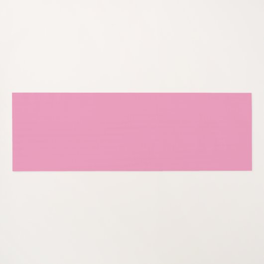 Monogram purple green floral pattern yogamatte (Rückseite (Horizontal))