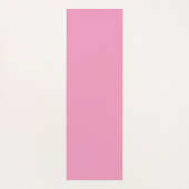 Monogram purple green floral pattern yogamatte (Rückseite)