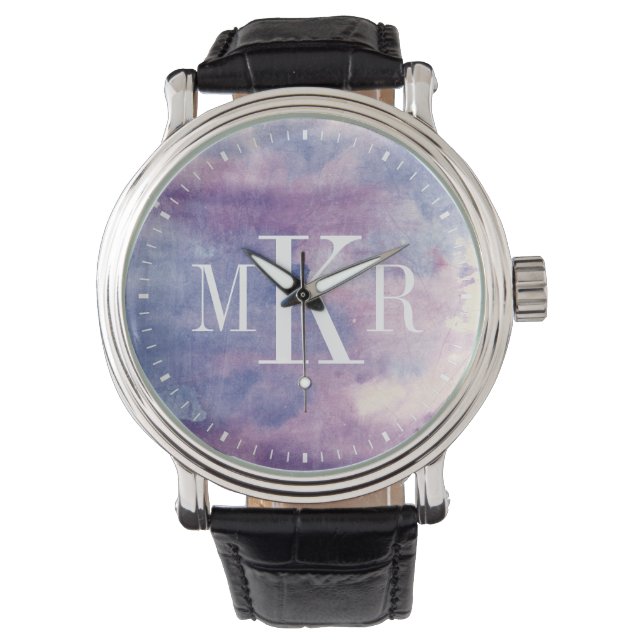 Monogram Purple Haze Armbanduhr (Vorderseite)