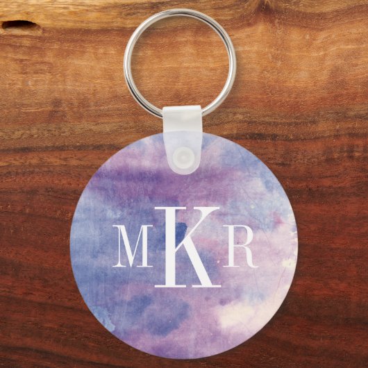 Monogram Purple Haze Schlüsselanhänger (Vorderseite)